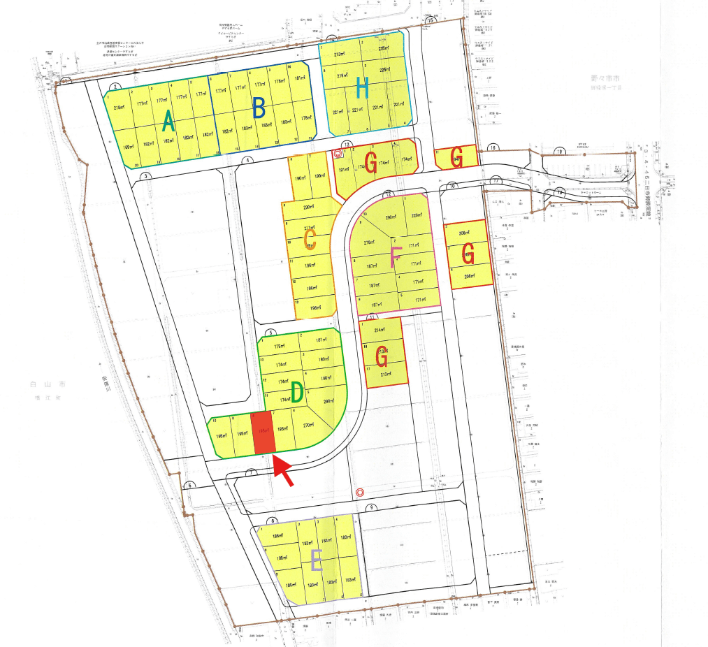 野々市長池　Dブロック