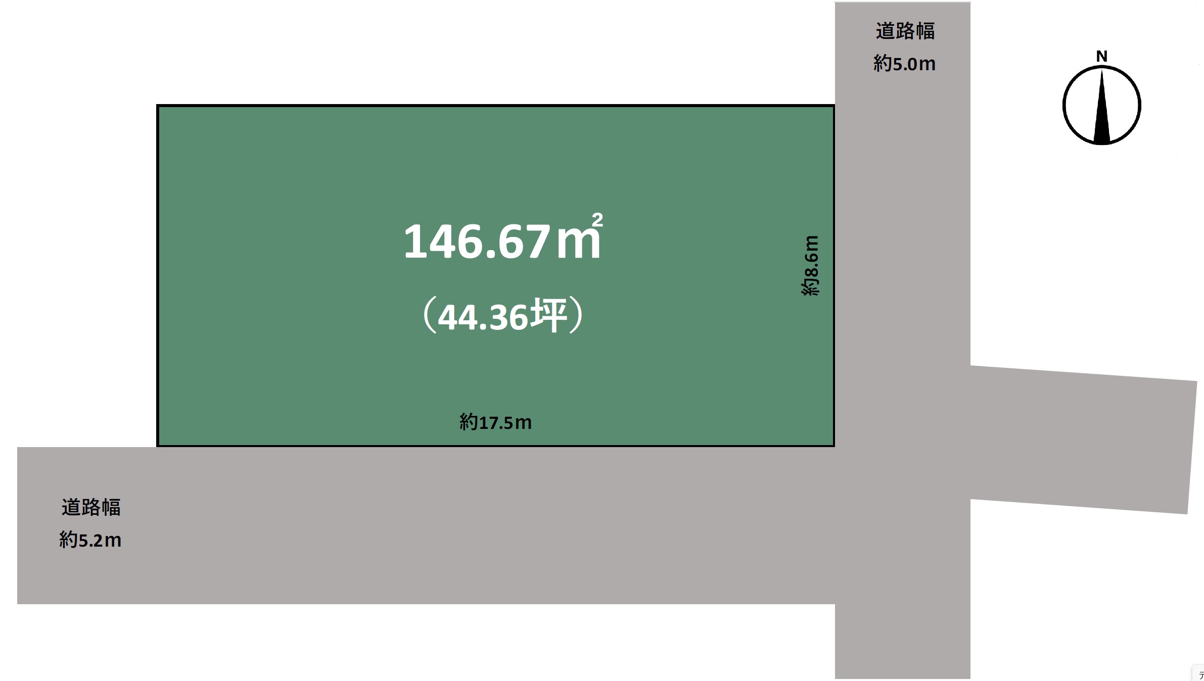 金沢市松村6丁目　建築条件付き　