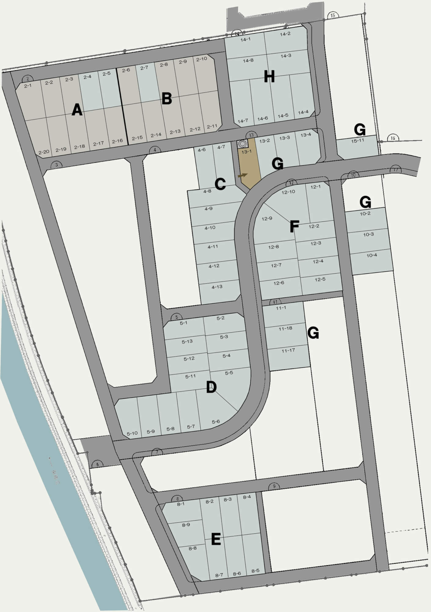 野々市長池／Ｇブロック　13街区1